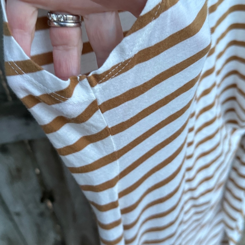 Anthropologie Daily Practice Tiebreaker Muscle-Sleeve Midi Dress XL - Picture 7 of 13